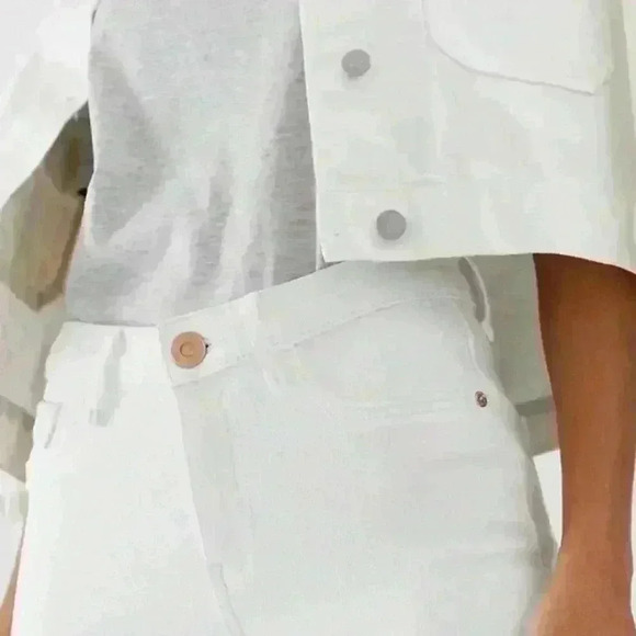 *NWT* ASOS River Island White Amelie Mid Rise Jeans size 16 - Picture 3 of 9